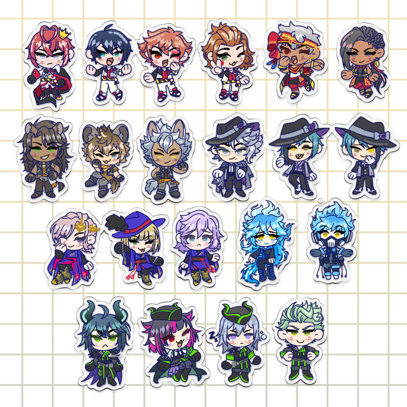 Twisted Wonderland charms